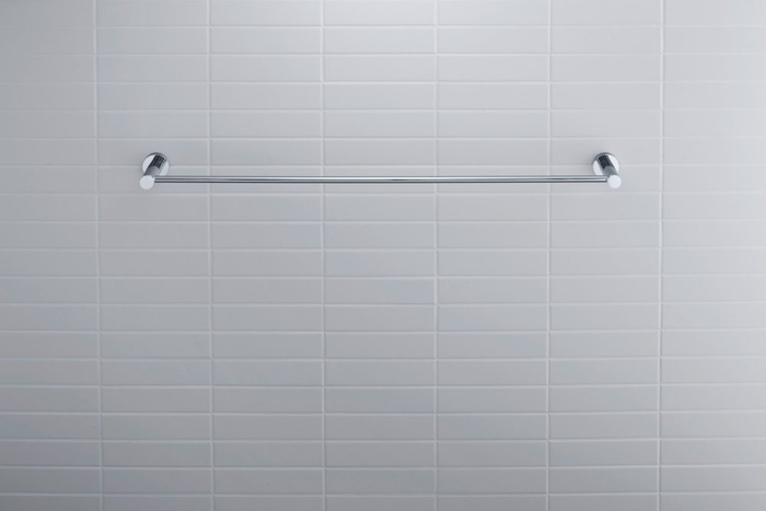 Bara prosop Duravit 0099231000, D-Code, tip instalare pe perete, design modern, fixare sigura, crom [2]