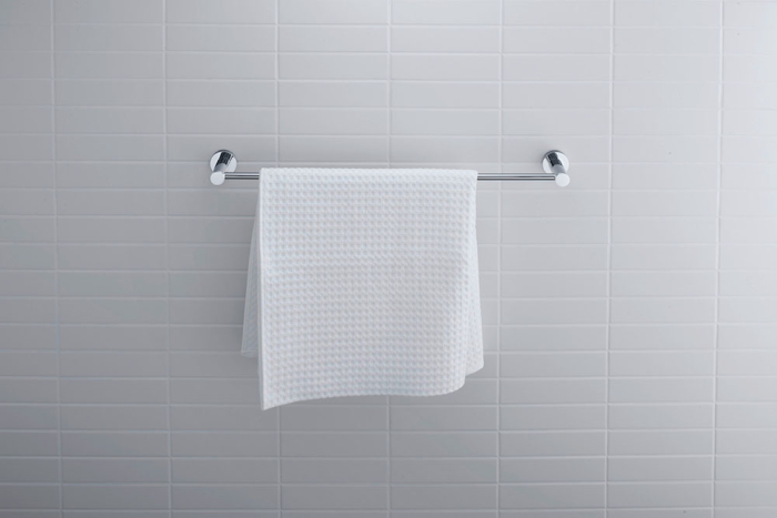 Bara prosop Duravit 0099241000, D-Code, tip instalare pe perete, design modern, fixare sigura, crom [4]