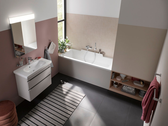 Bara prosop Duravit 0099241000, D-Code, tip instalare pe perete, design modern, fixare sigura, crom [7]