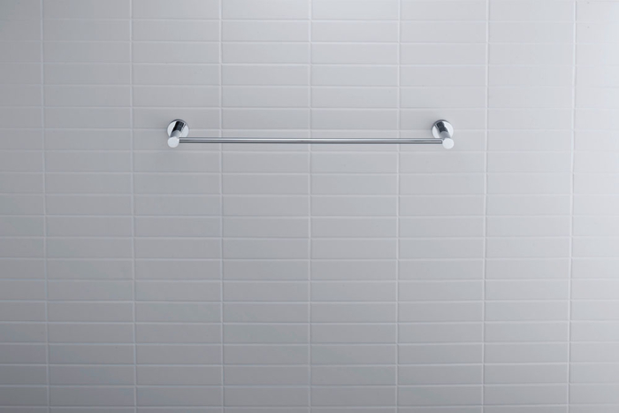 Bara prosop Duravit 0099241000, D-Code, tip instalare pe perete, design modern, fixare sigura, crom [2]