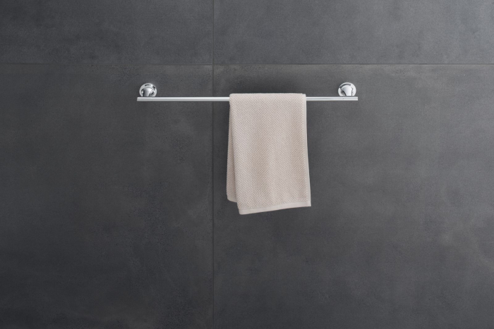 Bara prosop Duravit 0099421000, Starck T, tip instalare pe perete, design modern, fixare sigura, crom [6]