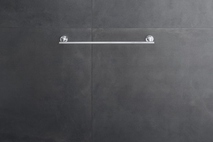 Bara prosop Duravit 0099421000, Starck T, tip instalare pe perete, design modern, fixare sigura, crom [3]