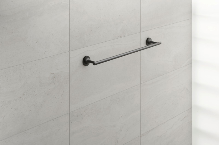 Bara prosop Duravit 0099424600, Starck T, tip instalare pe perete, numar orificii instalare 2, negru [2]