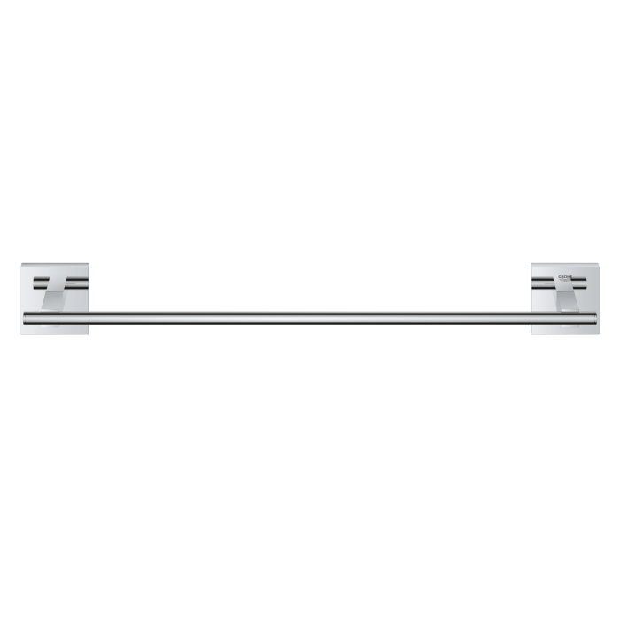 Bara prosop Grohe 40987000, 410 mm, 60 mm, 2 orificii instalare, 1 rafturi, pe perete, metal, posibiltiate lipire, Crom [2]