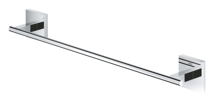 Bara prosop Grohe 40987000, 410 mm, 60 mm, 2 orificii instalare, 1 rafturi, pe perete, metal, posibiltiate lipire, Crom [3]