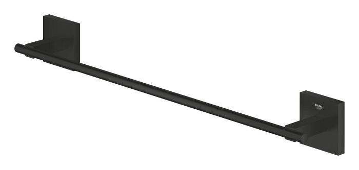 Bara prosop Grohe 409872430, 560 mm, 60 mm, 2 orificii instalare, 1 rafturi, pe perete, metal, Negru [2]