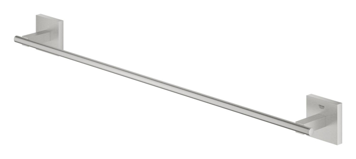Bara prosop Grohe 41089DC0, Start Cube, pe perete, 600 mm, metal, mat, otel satinat [3]