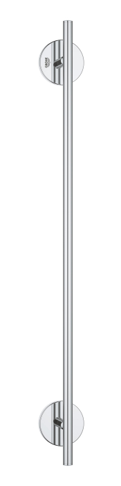 Bara prosop Grohe 41166000, 523 mm, 56 mm, 2 orificii instalare, 1 rafturi, pe perete, metal, posibiltiate lipire, Crom [2]
