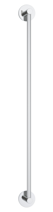 Bara prosop Grohe 41178000, 625 mm, 60 mm, 2 orificii instalare, 1 rafturi, pe perete, metal, posibiltiate lipire, Crom [2]