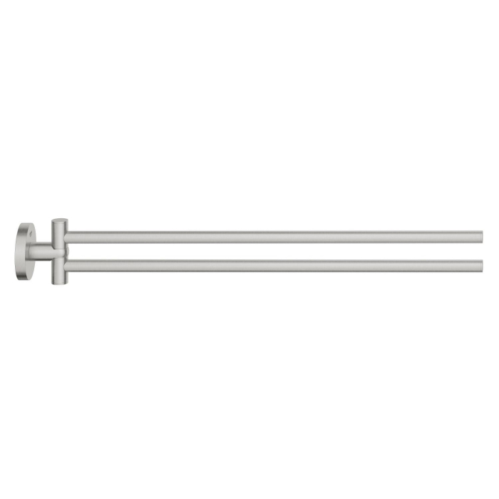 Bara prosop Grohe 41183DC0, Start, pe perete, 440 mm, metal, mat, otel satinat [2]