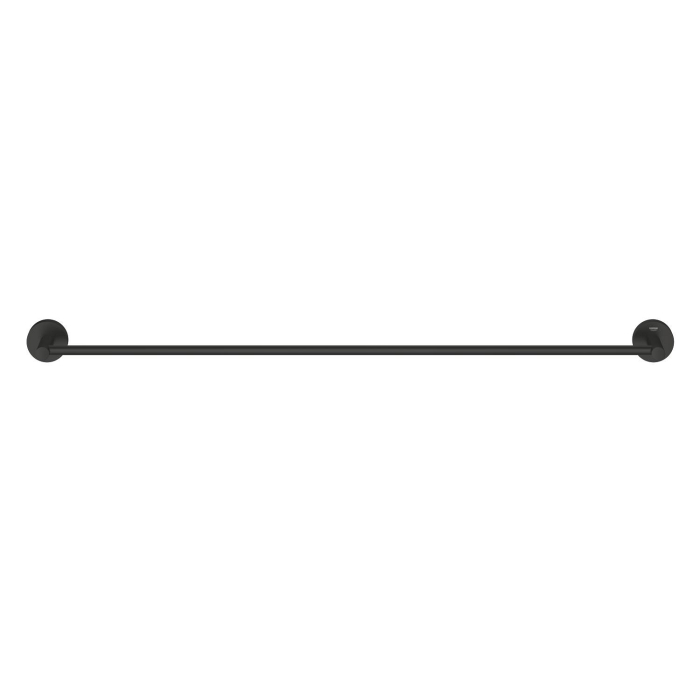 Bara prosop Grohe 411872430, 850 mm, 60 mm, 2 orificii instalare, 1 rafturi, pe perete, metal, Negru [3]