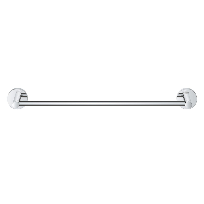 Bara prosop Grohe 41197000, 475 mm, 60 mm, 2 orificii instalare, 1 rafturi, pe perete, metal, posibiltiate lipire, Crom [2]
