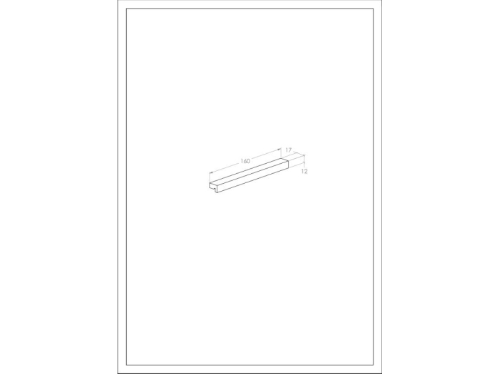 Bara prosop Roca A817029NM0, 450 mm, 70 mm, 2 orificii instalare, 1 rafturi, pe perete, metal, Negru [2]
