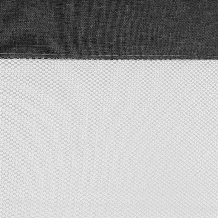 Bariera siguranta pat copii reglabila inaltime 75-95 cm, 158 cm latime, plasa respirabila, gri [16]
