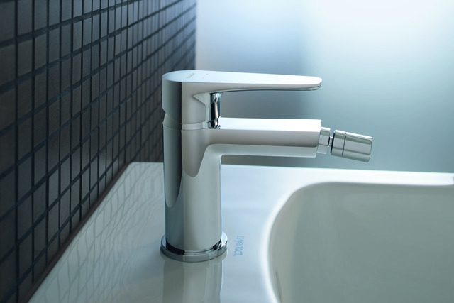 Baterie bideu Duravit A12400011010, A.1, tip comanda monocomanda, marime s, tip instalare pe bideu, crom [2]