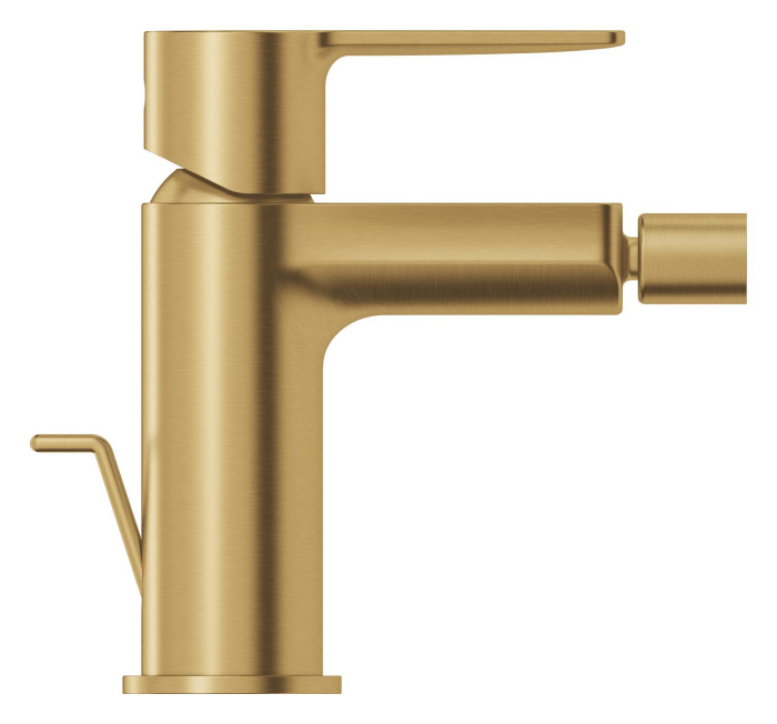 Baterie bideu Grohe 33848GN1, Lineare, S, 145 mm, ventil, mat, auriu [2]