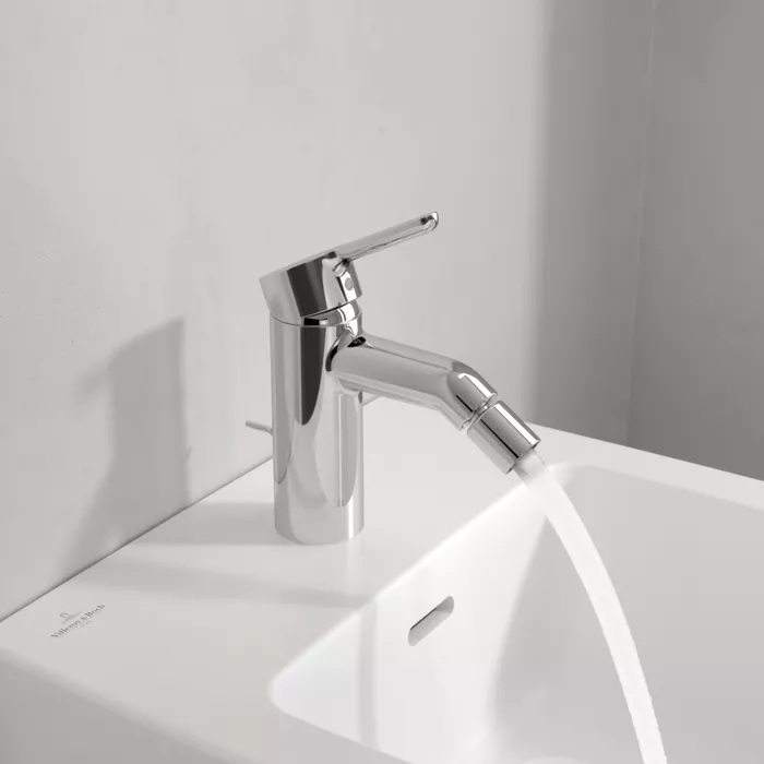 Baterie bideu Villeroy and Boch Skyla, M, 158 mm, ventil, crom, TVB11600100061 [7]