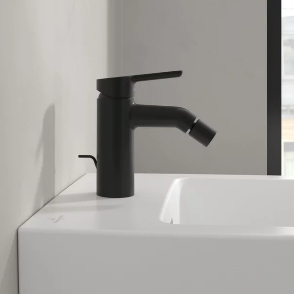 Baterie bideu Villeroy&Boch Skyla monocomanda negru mat [5]