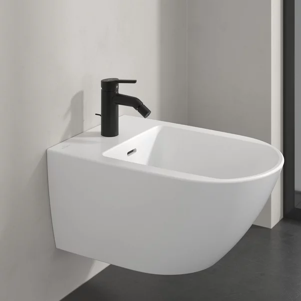 Baterie bideu Villeroy&Boch Skyla monocomanda negru mat [4]