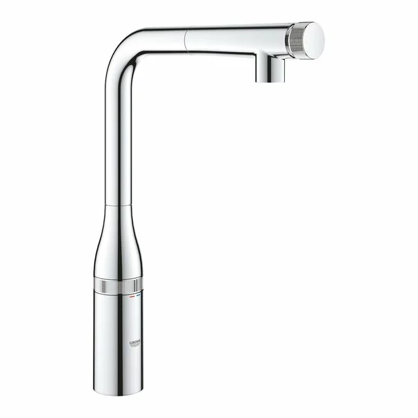 Baterie bucatarie cu dus extractibil Grohe Essence SmartControl crom [3]