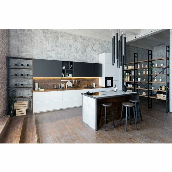 Baterie bucatarie cu pipa inalta negru mat Ferro Zicco [4]