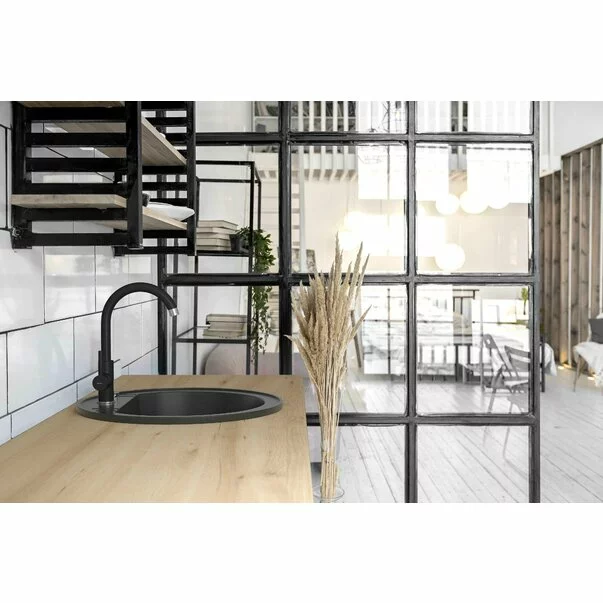 Baterie bucatarie Ferro Lugio negru [4]