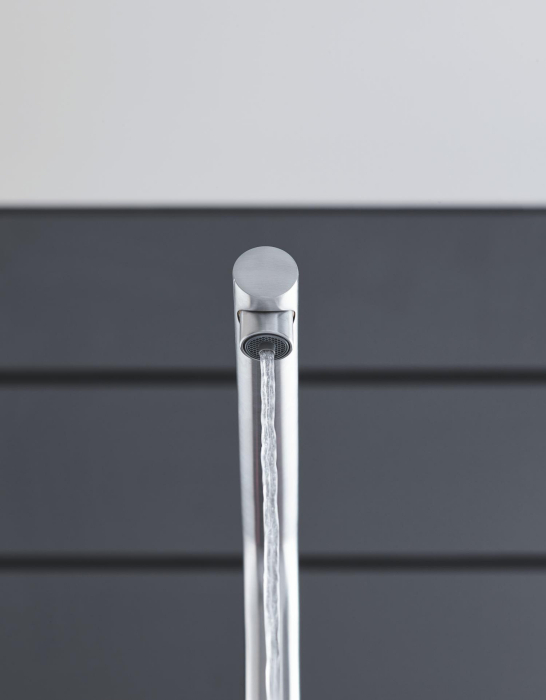 Baterie bucatarie Grohe 101068DC01, Blue Home, inalta, tip L, pentru racitor Blue Home, mat, otel satinat [10]