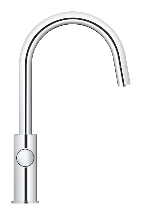 Baterie bucatarie Grohe 1010730001, 0.6 bar, 419 mm, 219 mm, 1 orificii instalare, 3 sprayuri, 150 unghi pivotare, Crom [10]
