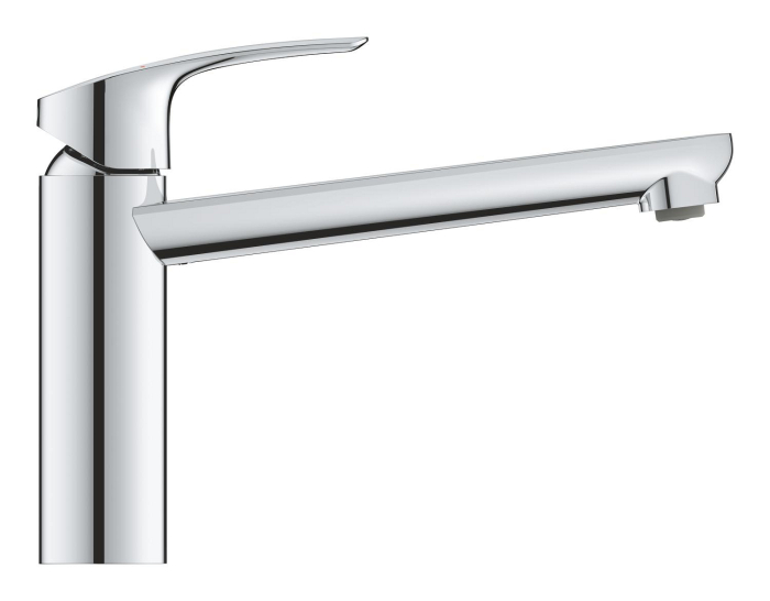 Baterie bucatarie Grohe 30464000, Via, tip comanda monocomanda, marime medie, forma pipa tip l, crom [2]