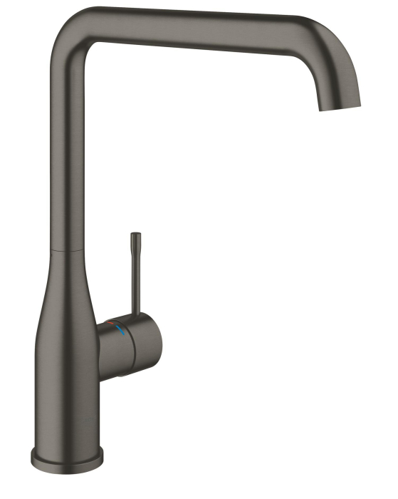 Baterie bucatarie Grohe 30505AL0, Essence, 3/8'', inalta, tip L, mat, grafit [2]