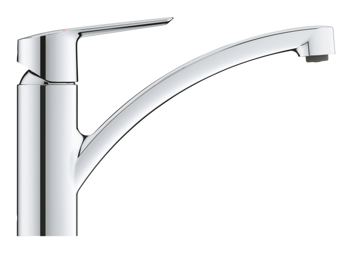 Baterie bucatarie Grohe 30530002, bucatarie Start, tip comanda monocomanda, marime medie, forma pipa tip c, crom [2]