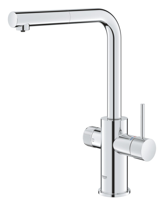 Baterie bucatarie Grohe 30590000, 1 bar, 367 mm, 223 mm, 1 orificii instalare, 2 sprayuri, 180 unghi pivotare, Crom [2]