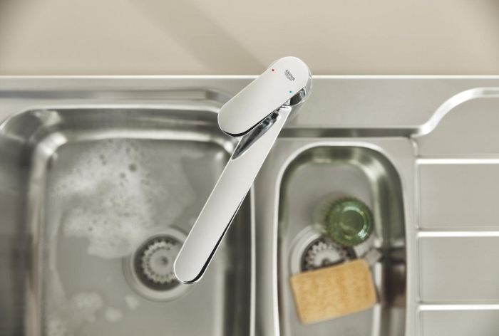 Baterie bucatarie Grohe 30610000, 1 bar, 207 mm, 221 mm, 1 orificii instalare, 1 sprayuri, 360 unghi pivotare, Crom [4]