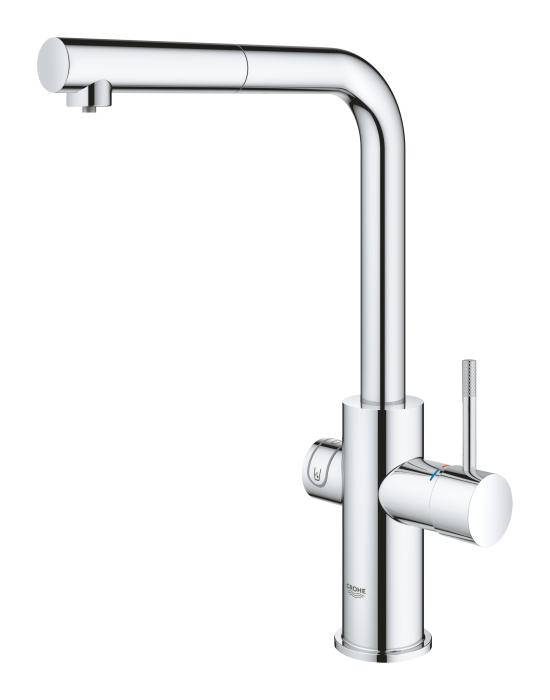 Baterie bucatarie Grohe 31539000, 1 bar, 378 mm, 221 mm, 1 orificii instalare, 3 sprayuri, 150 unghi pivotare, Crom [5]