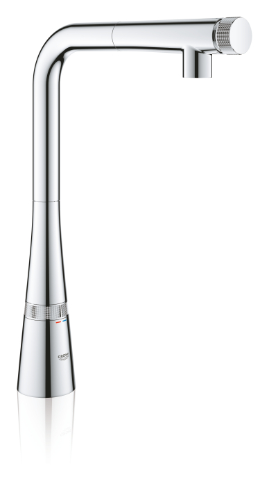 Baterie bucatarie Grohe 31593002, 1 bar, 370 mm, 199 mm, 1 orificii instalare, 2 sprayuri, 140 unghi pivotare, Crom [4]