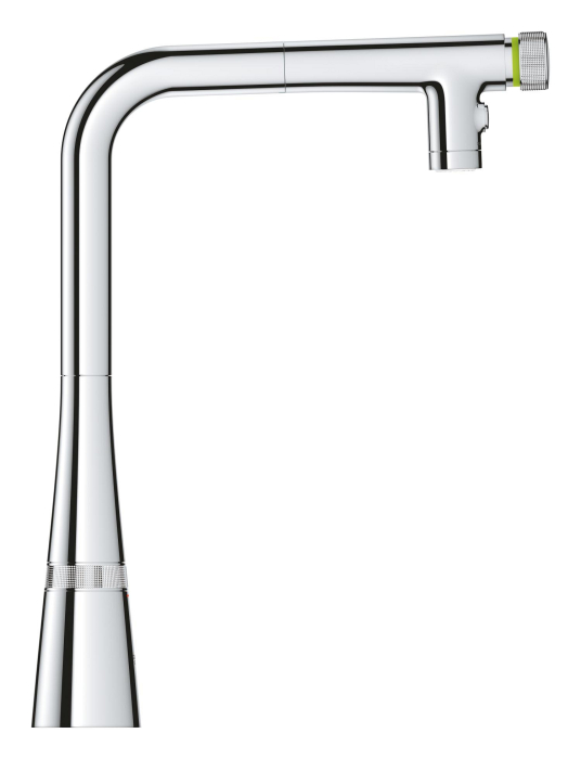 Baterie bucatarie Grohe 31888000, 1 bar, 376 mm, 200 mm, 1 orificii instalare, 2 sprayuri, 180 unghi pivotare, Crom [15]