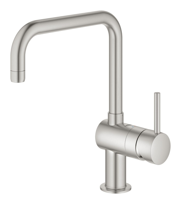 Baterie bucatarie Grohe 32488DC0, Minta, inalta, tip U, mat, otel satinat [2]