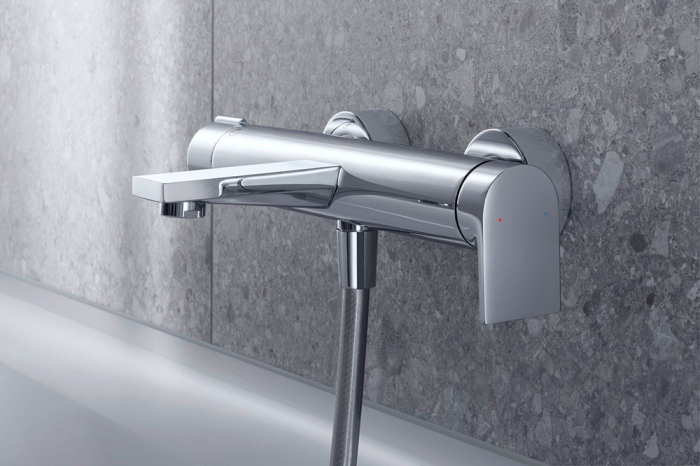 Baterie cada Duravit TU5230000010, Tulum, montaj pe perete, tip incastrare aparent, tip comanda monocomanda, crom [4]