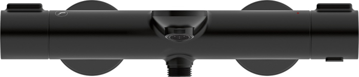 Baterie cada Duravit WA5220000046, Wave, montaj pe perete, tip incastrare aparent, tip comanda dubla comanda, negru [2]