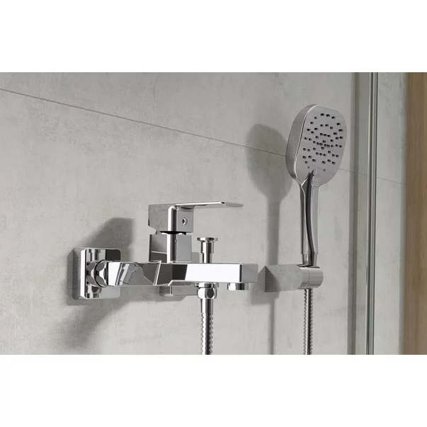 Baterie cada - dus Gala Cubo monocomanda crom lucios [3]