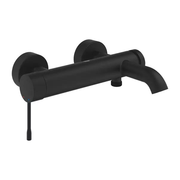 Baterie cada - dus Grohe Essence negru mat Phantom Black [2]