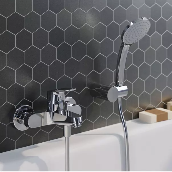 Baterie cada - dus Ideal Standard Ceraflex crom lucios cu set de dus [2]