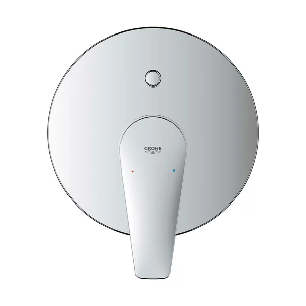 Baterie cada - dus incastrata Grohe BauEdge New crom monocomanda [4]