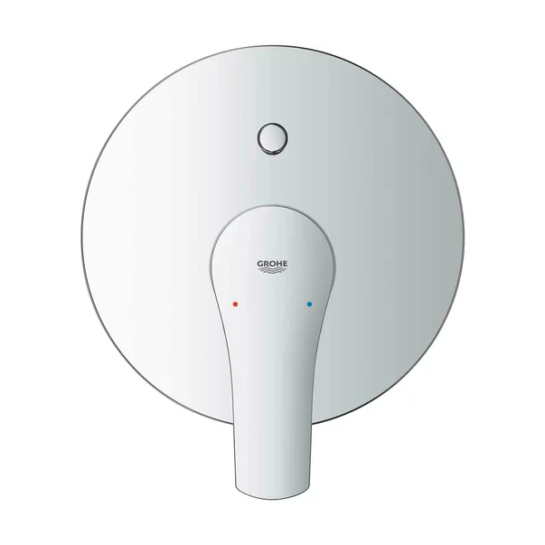 Baterie cada - dus incastrata Grohe Eurosmart New cu corp incastrat crom [4]
