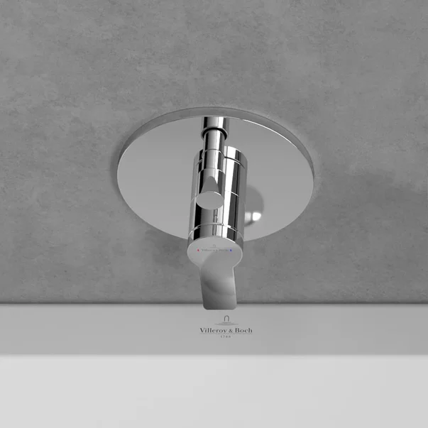 Baterie cada-dus incastrata Villeroy&Boch Architectura monocomanda crom lucios fara corp ingropat [5]