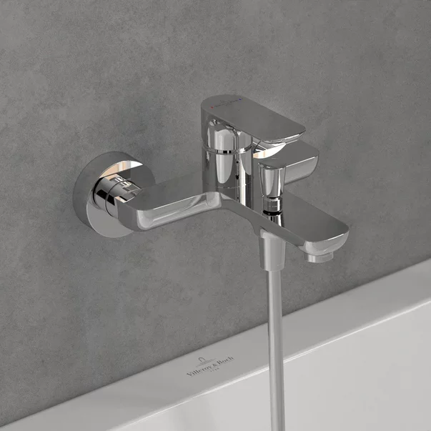 Baterie cada-dus Villeroy&Boch O.novo monocomanda crom lucios [2]