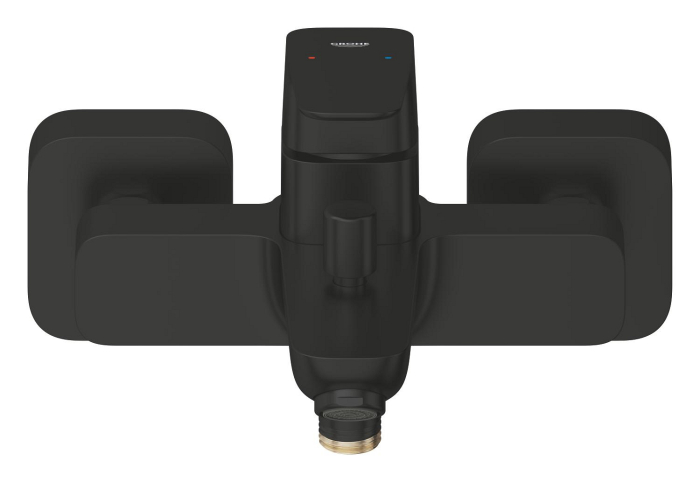 Baterie cada Grohe 1018132430, 1 bar, 167 mm, 224 mm, 50 mm, 2 orificii instalare, 1/2 dimensiune racord, Negru [4]