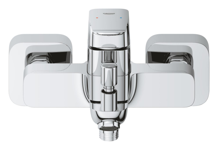 Baterie cada Grohe 1018720000, Dice, montaj pe perete, tip incastrare aparent, tip comanda monocomanda, crom [4]