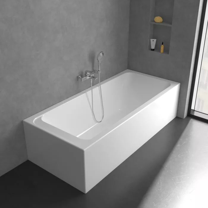 Baterie cada Villeroy and Boch Architectura, aparenta, crom, TVT12500100061 [8]