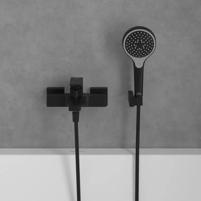 Baterie cada Villeroy and Boch Architectura, aparenta, mat, negru, TVT125001000K5 [10]